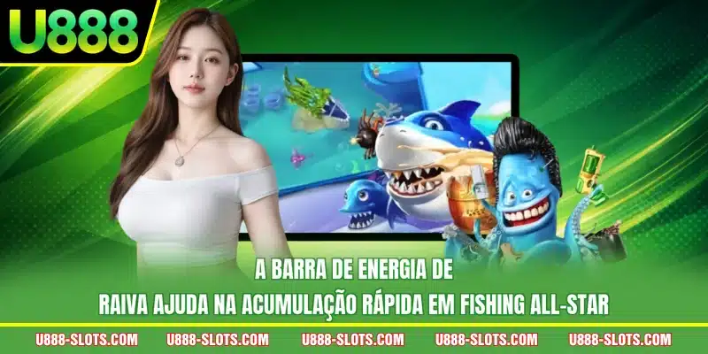A barra de energia de raiva ajuda na acumulação rápida em Fishing All-Star