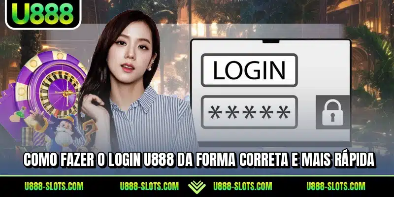 Como fazer o login U888 da forma correta e mais rápida