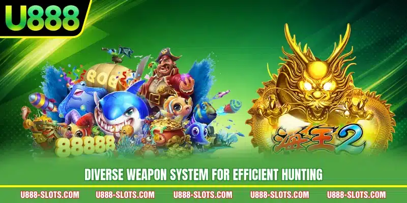 Diverse weapon system for efficient hunting