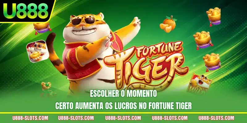 Escolher o momento certo aumenta os lucros no Fortune Tiger