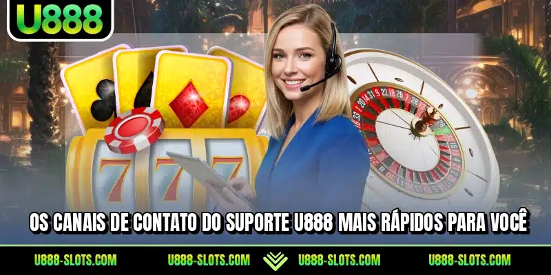 Os canais de contato do suporte U888 mais rápidos para você