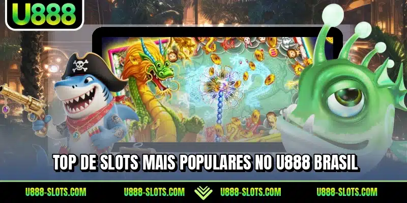 Top de slots mais populares no U888 Brasil